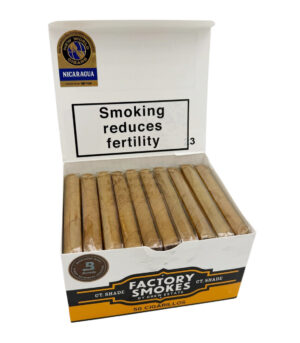 Factory Smokes Connecticut Shade 50 Cigarillos – Premium El Yapımı Cigarillo